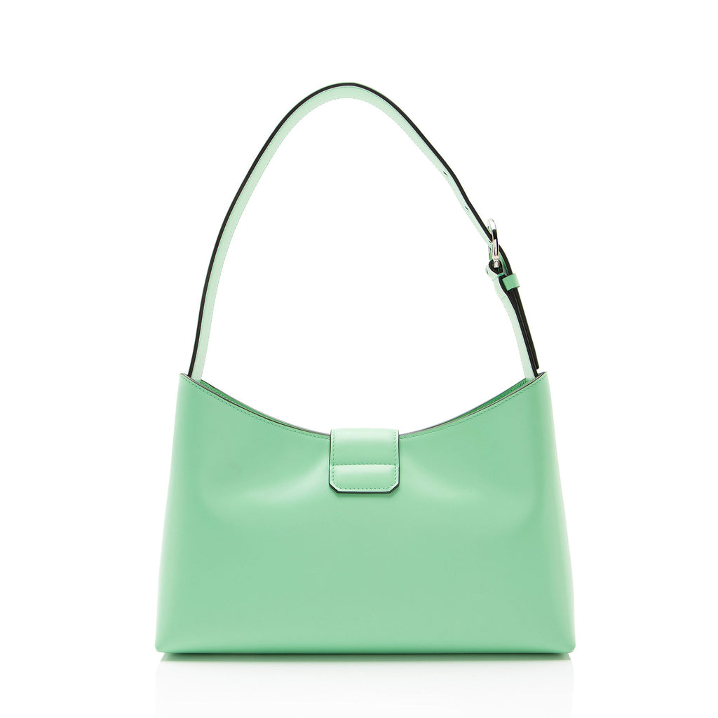 Ferragamo Leather Gancio Trifolio Small Shoulder Bag
