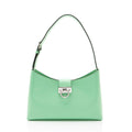 Ferragamo Leather Gancio Trifolio Small Shoulder Bag