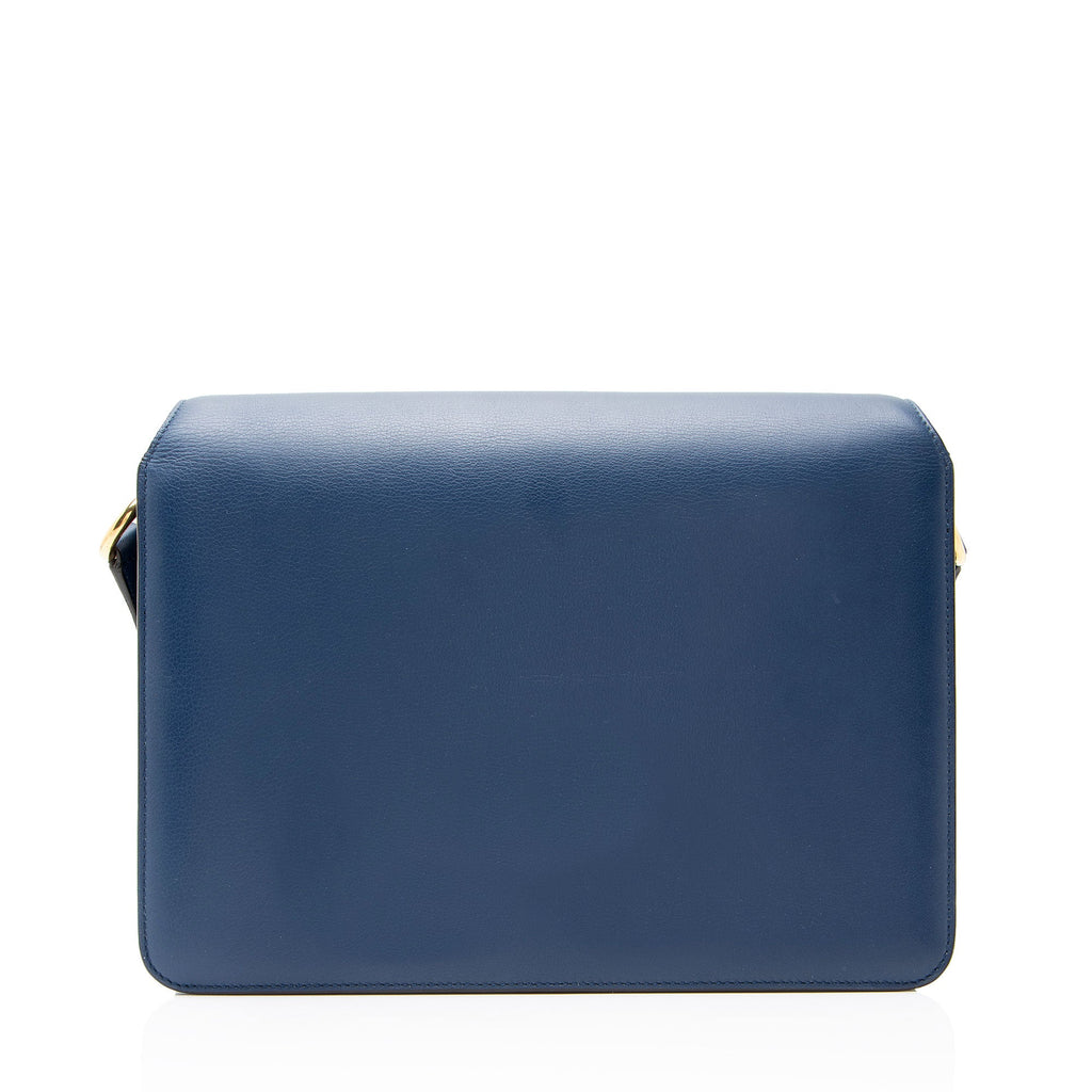 Ferragamo Leather Joanne Large Shoulder Bag