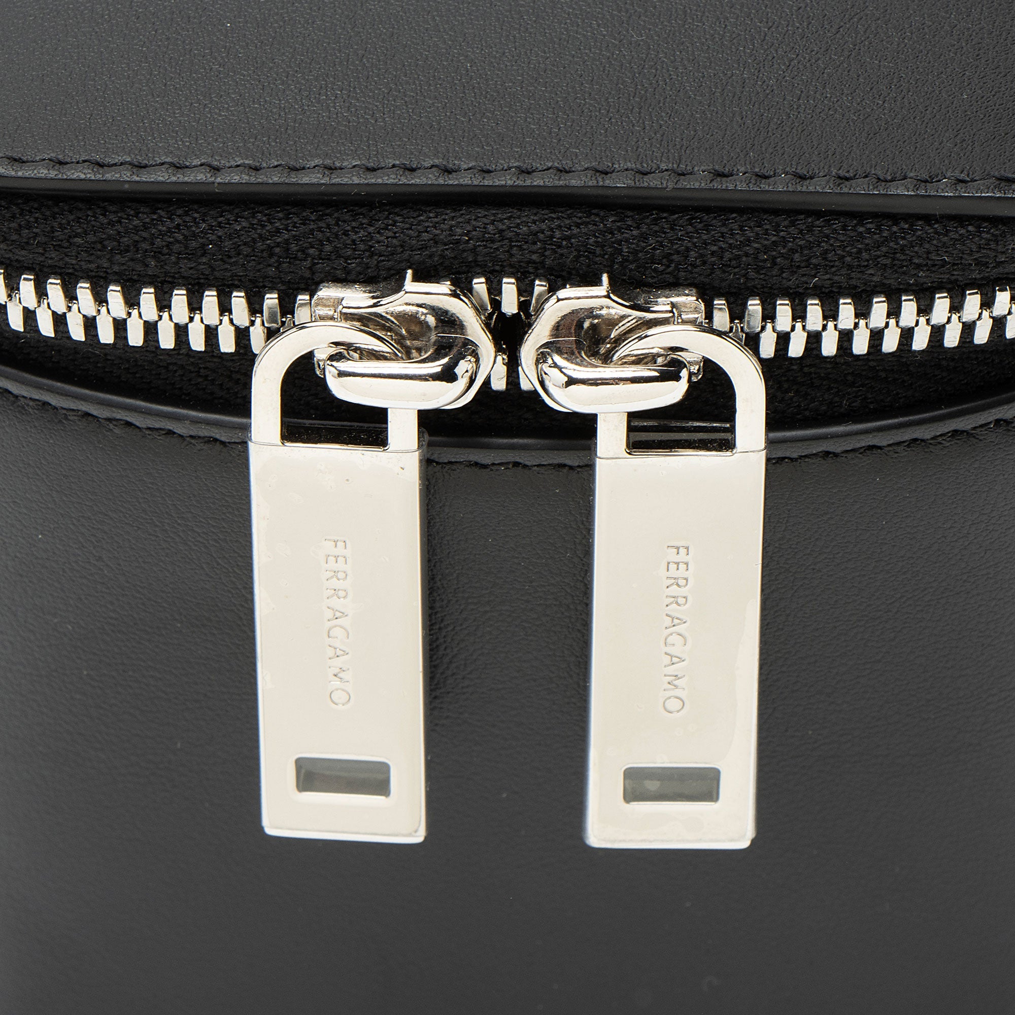 Ferragamo Leather Micro Vanity Case