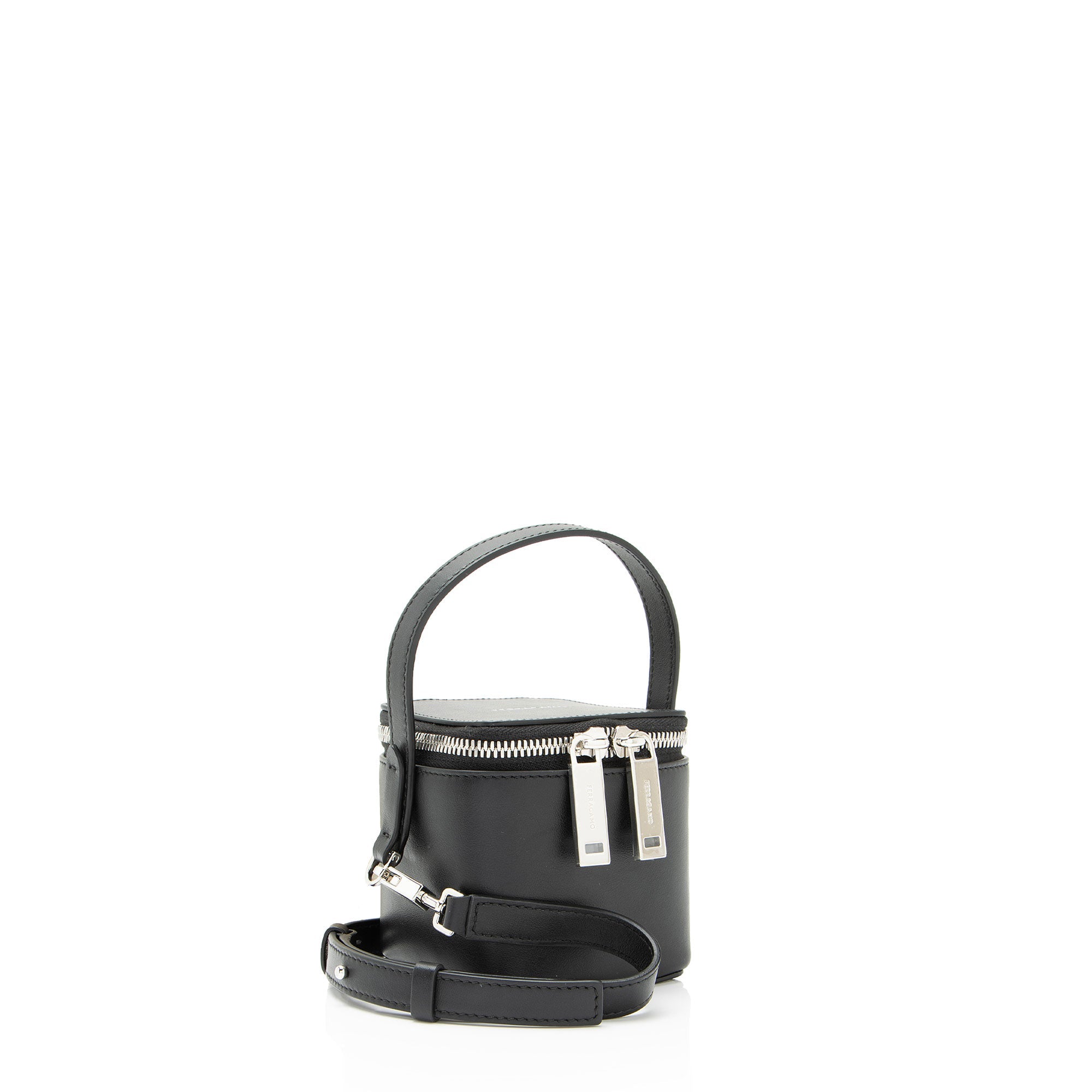 Ferragamo Leather Micro Vanity Case