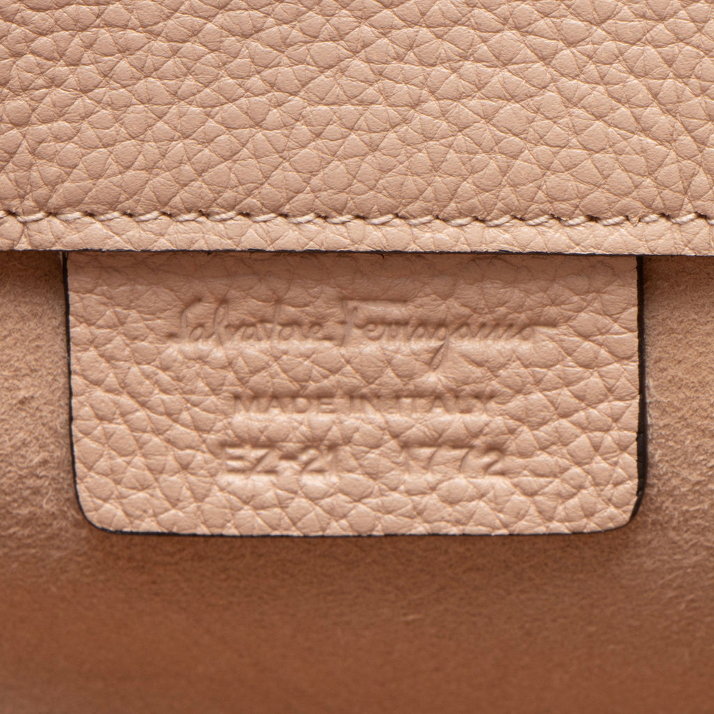 Ferragamo Leather Studio Large Satchel