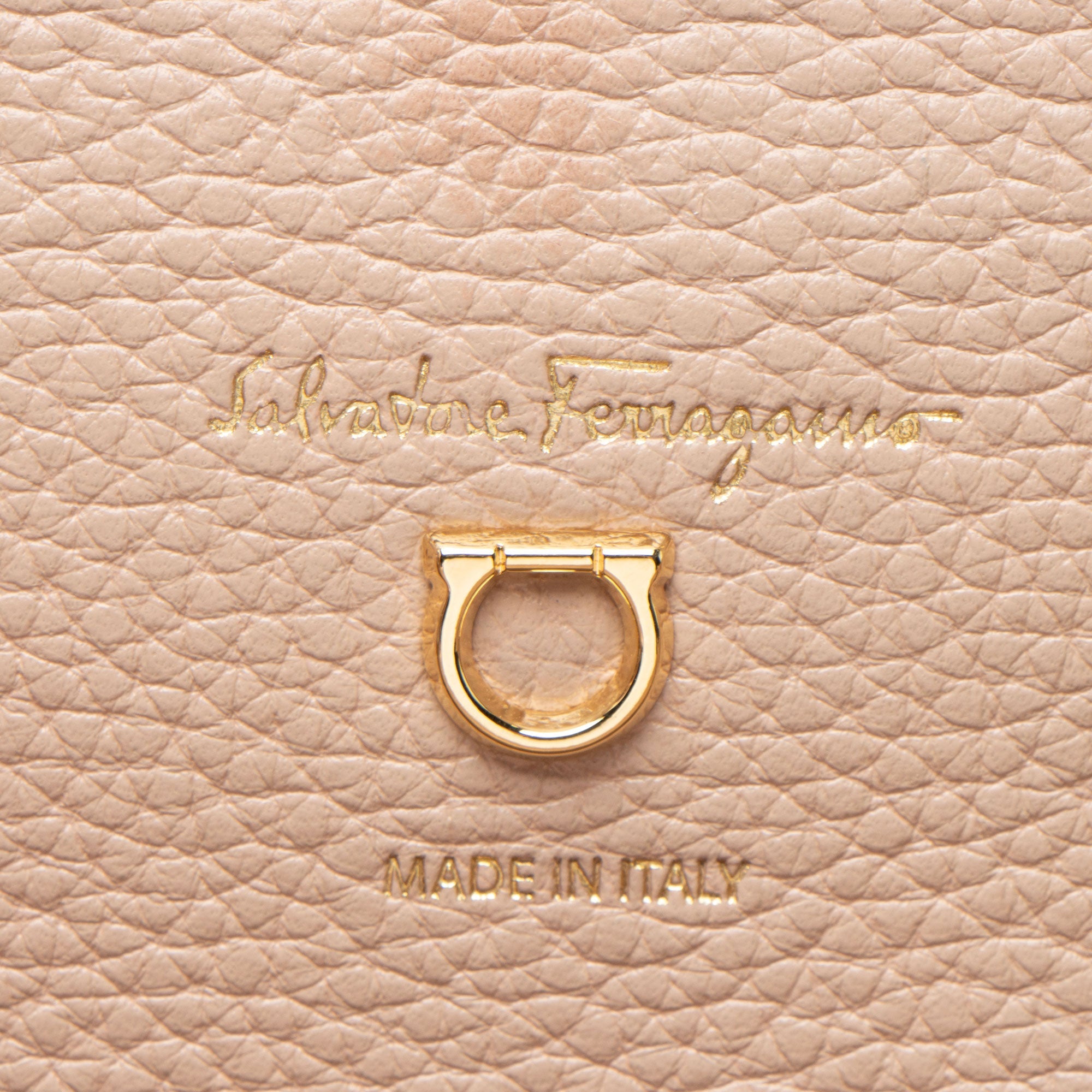 Ferragamo Leather Studio Large Satchel