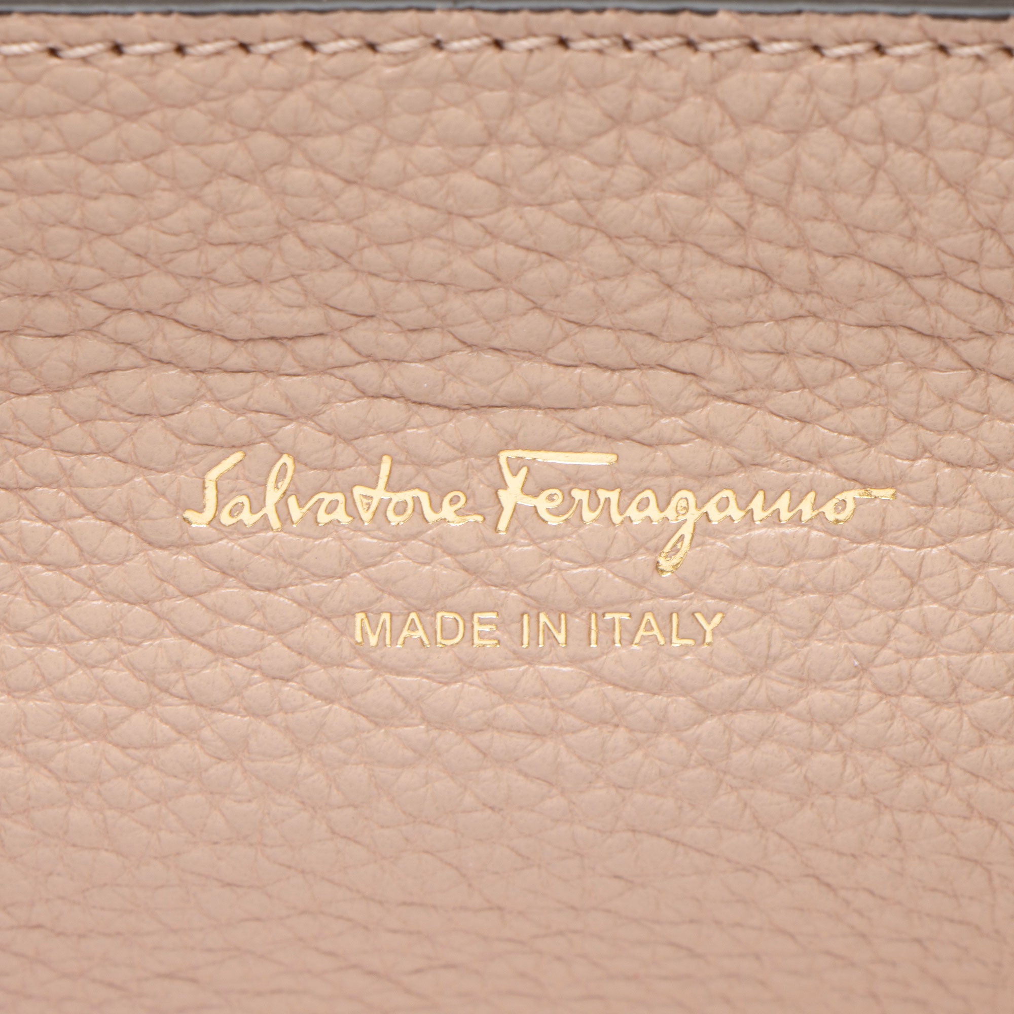 Ferragamo Leather Studio Large Satchel