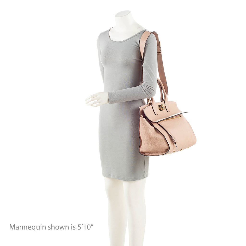 Ferragamo Leather Studio Large Satchel