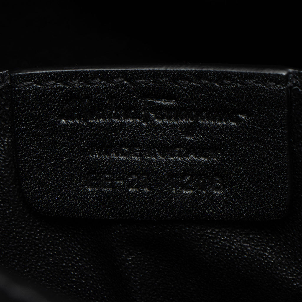 Ferragamo Leather Trifolio Gancio Square Tote