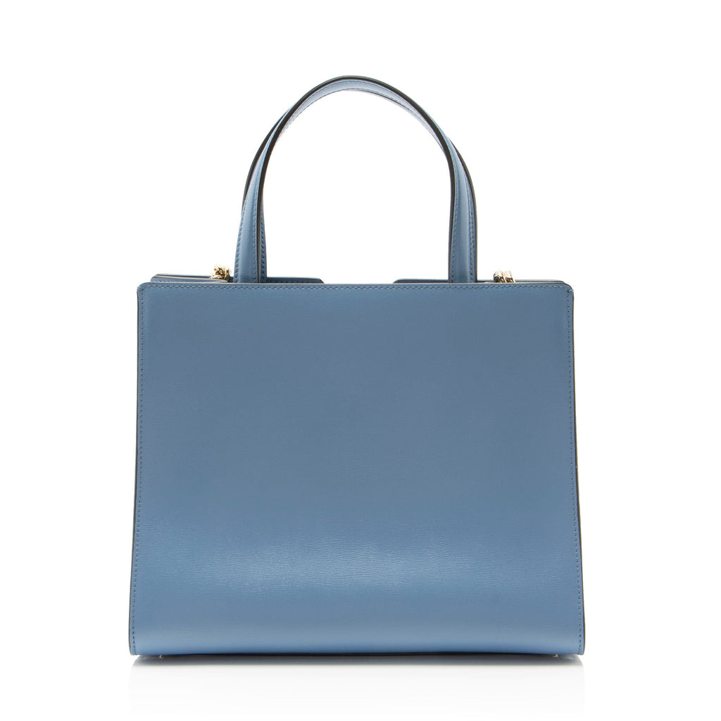 Ferragamo Leather Vara Bow Tote