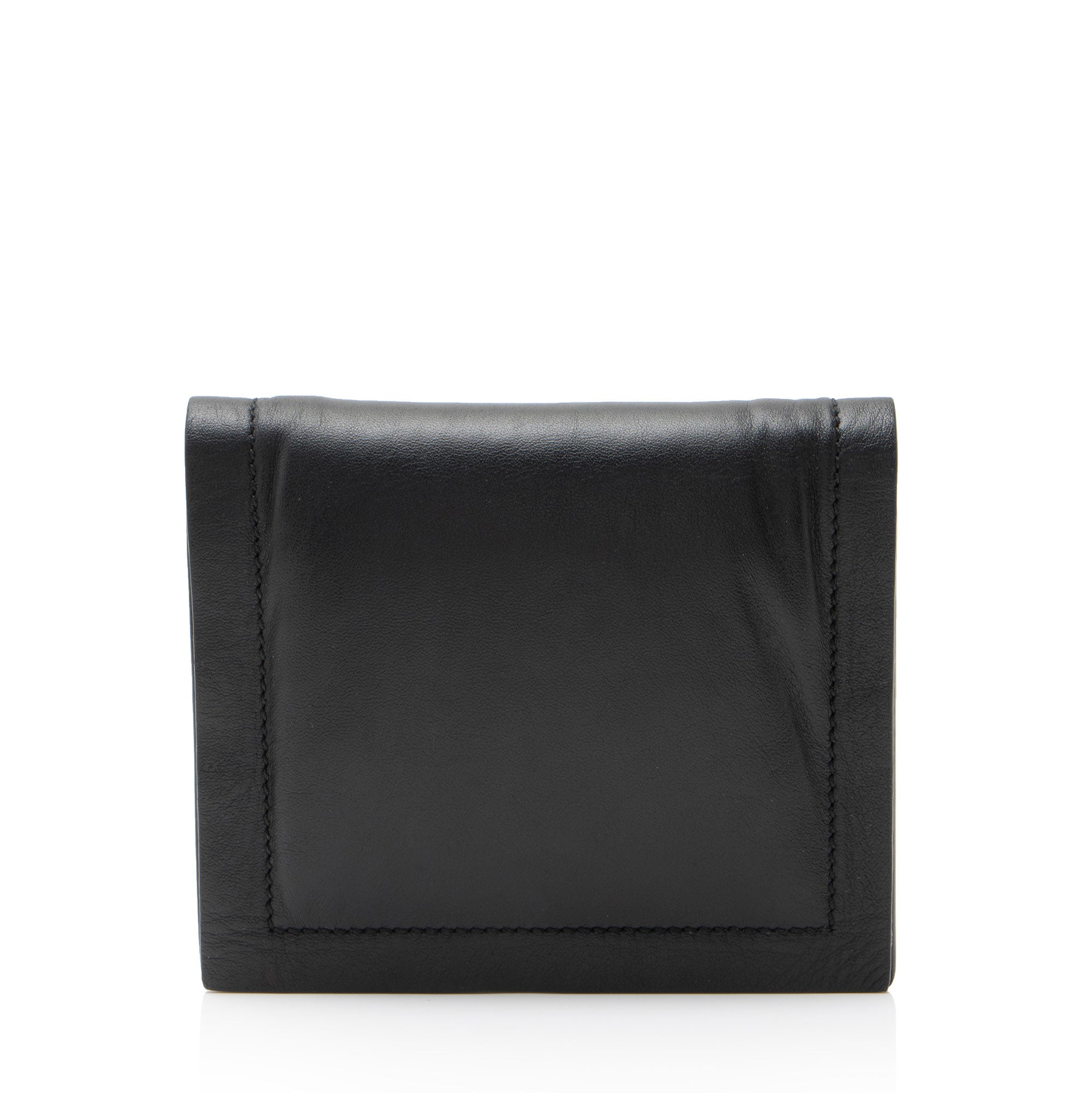 Ferragamo Leather Viva Bow Compact Wallet