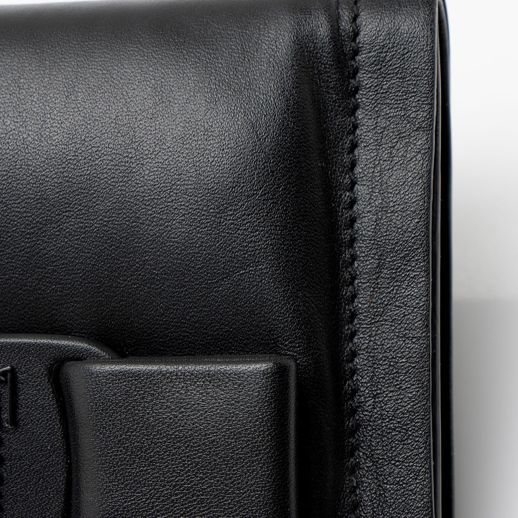 Ferragamo Leather Viva Bow Compact Wallet