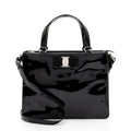 Ferragamo Patent Leather Vara Tracy Tote