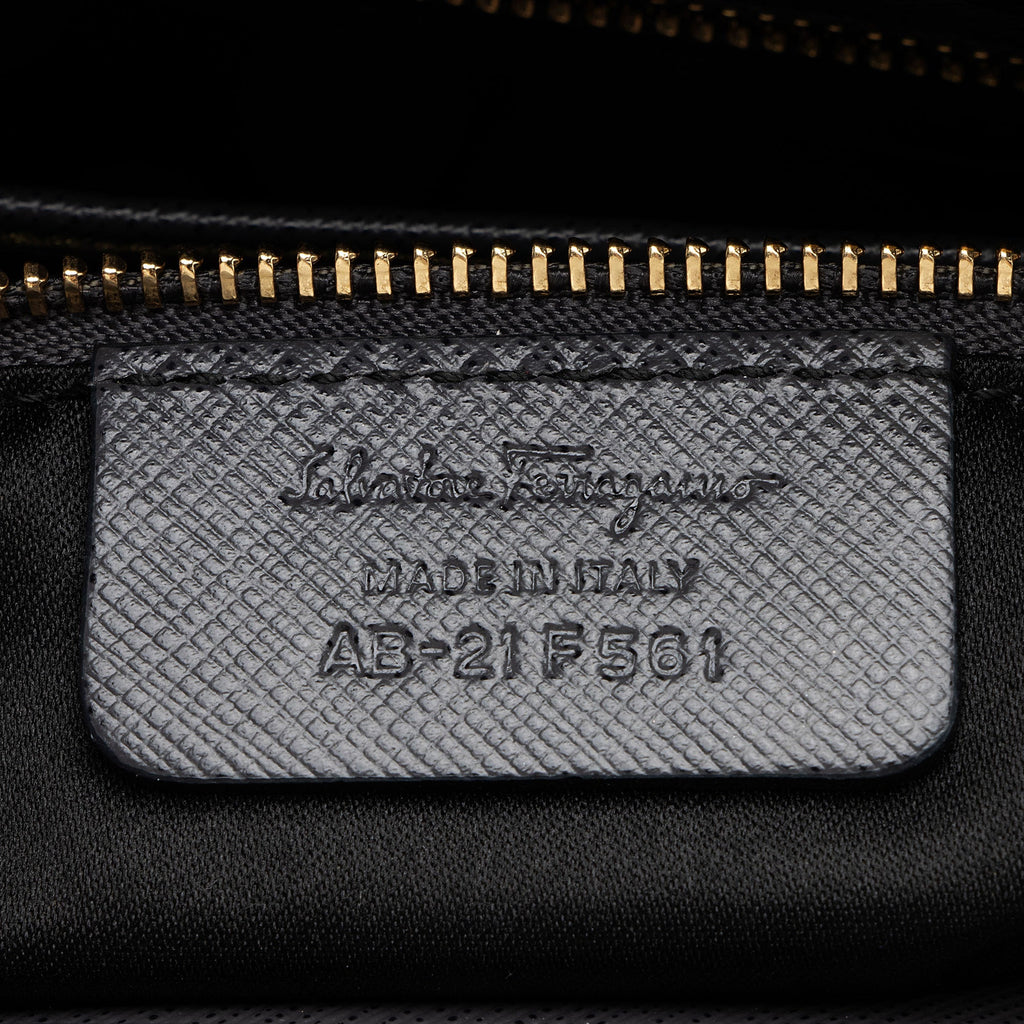 Ferragamo Saffiano Leather Vara Melike Tote