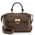 Ferragamo Smooth Calfskin Sofia Medium Top Handle