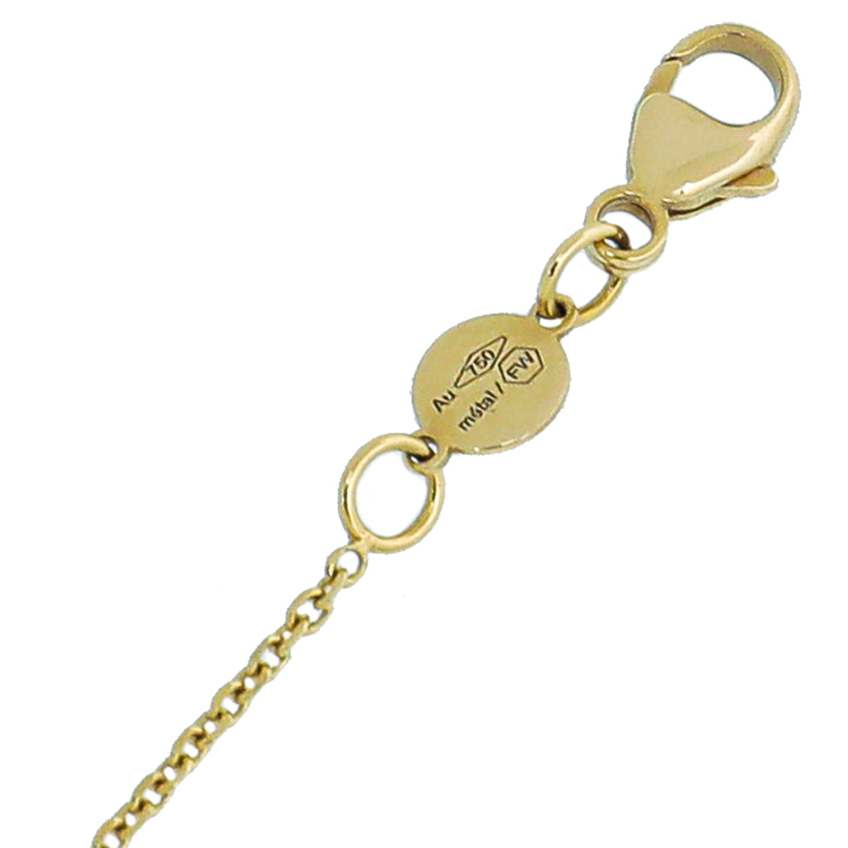 Frey Wille 18K Yellow Gold Hommage à Claude Monet Orangerie Chain Bracelet