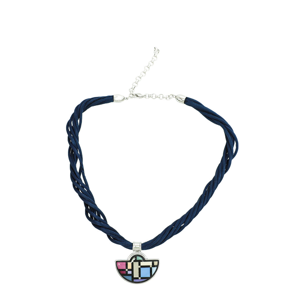 Frey Wille Multicolor Hommage à Hundertwasser Pendant Necklace