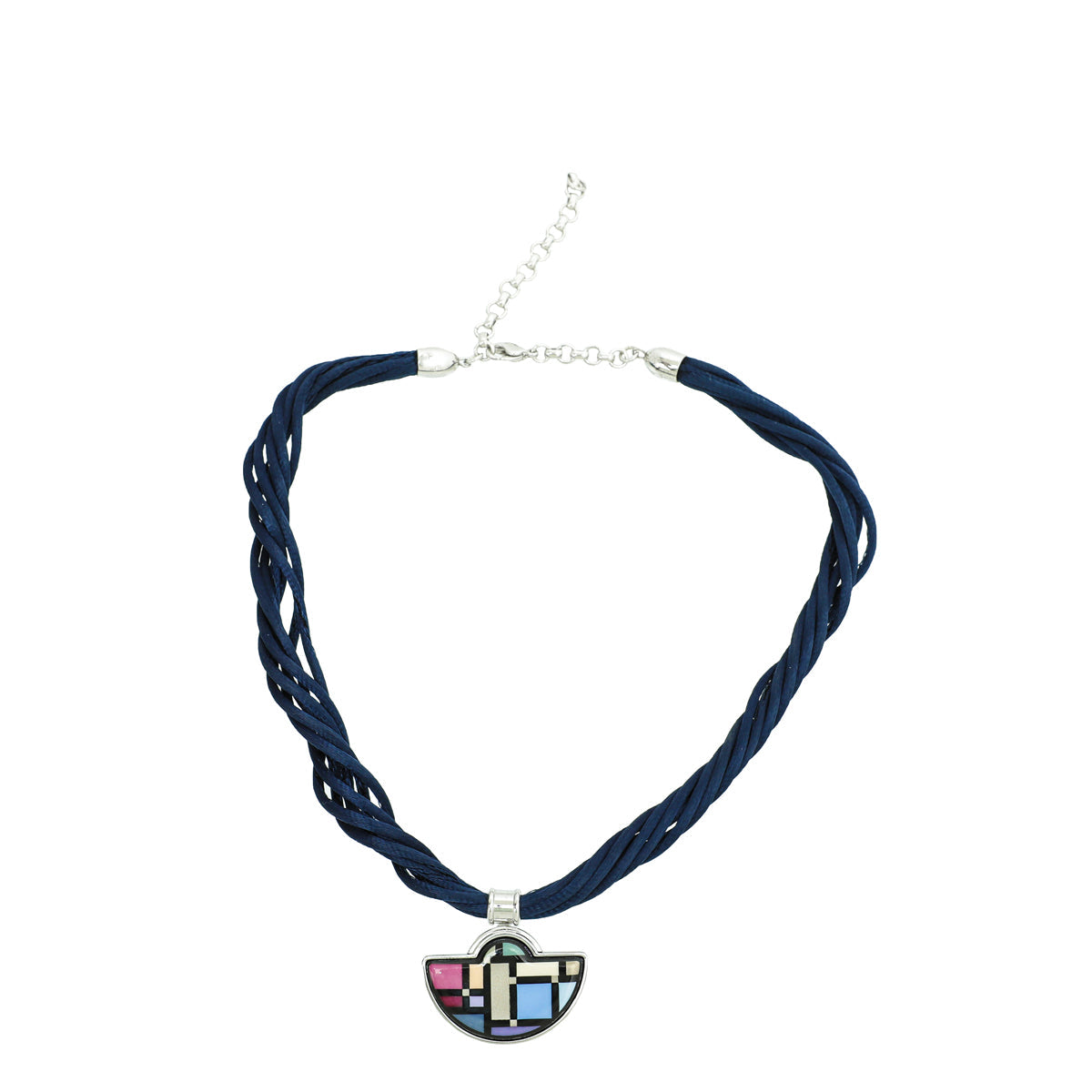 Frey Wille Multicolor Hommage à Hundertwasser Pendant Necklace