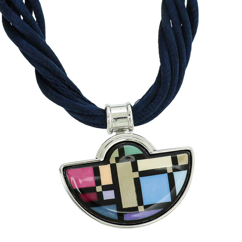 Frey Wille Multicolor Hommage à Hundertwasser Pendant Necklace