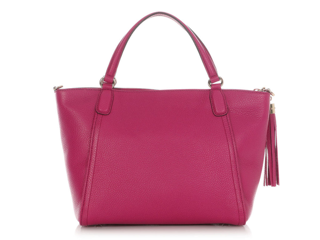 Gucci Small Bright Bouganville Soho Tote