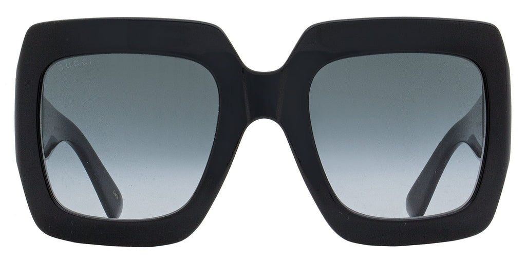 Gucci Square Sunglasses GG0053SN 001 Black 54mm 0053