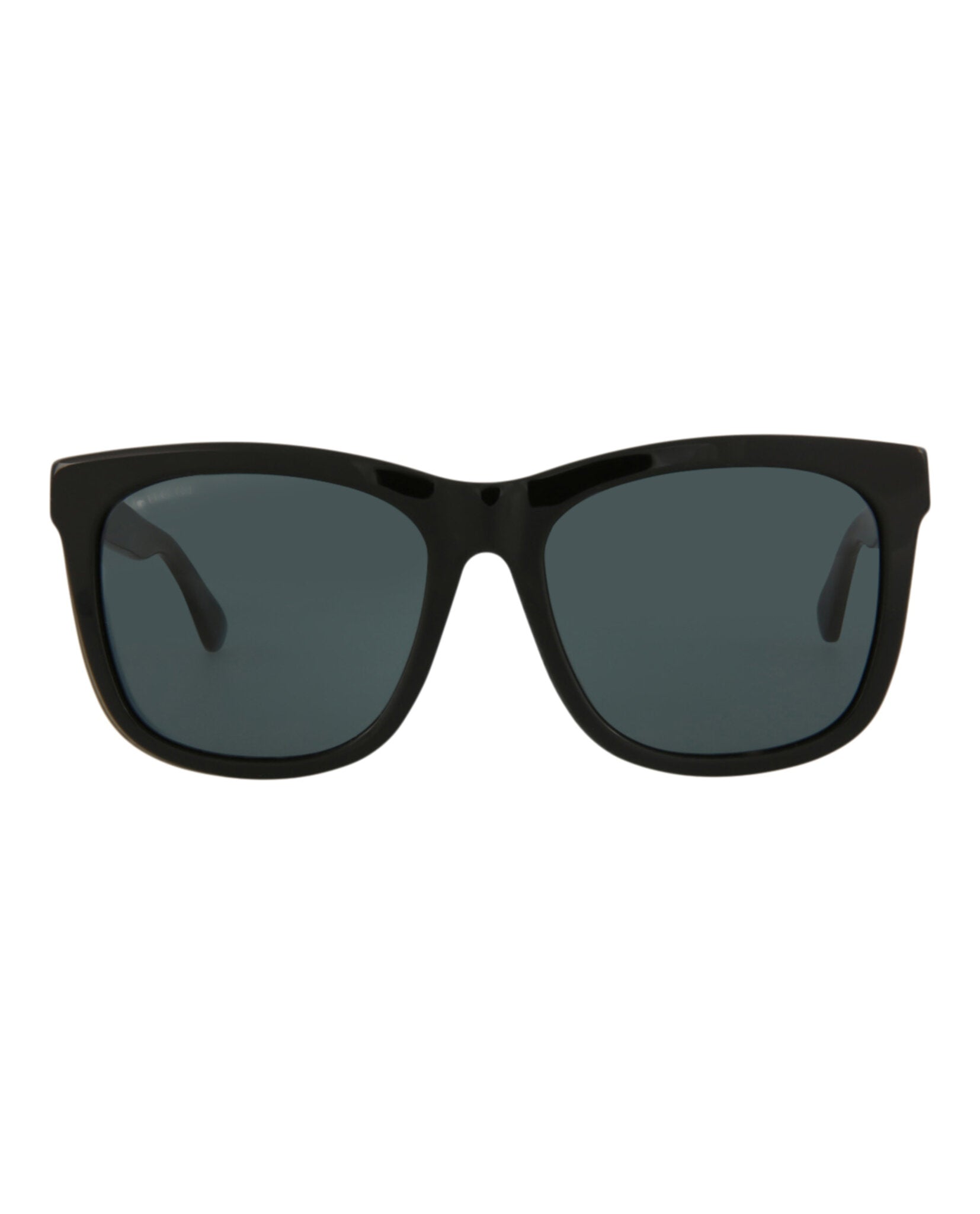 Gucci Mens Square/Rectangle Black Black Grey Fashion Designer Eyewear