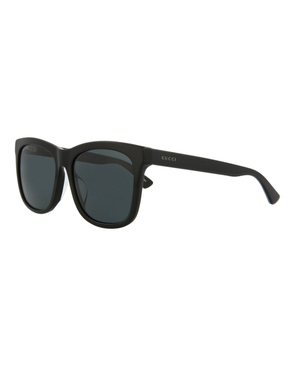 Gucci Mens Square/Rectangle Black Black Grey Fashion Designer Eyewear