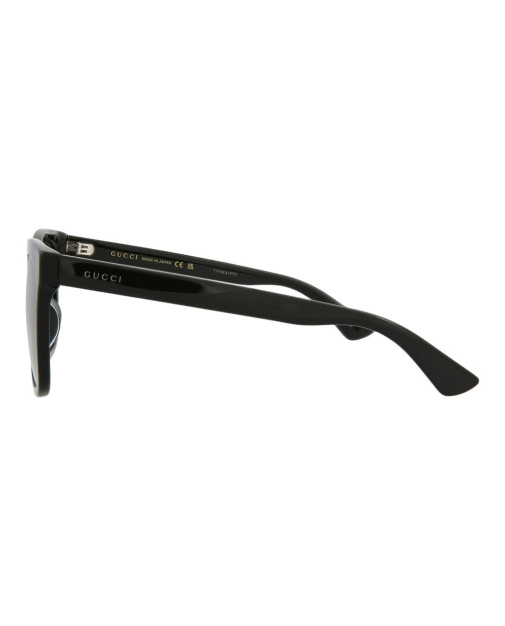 Gucci Mens Square/Rectangle Black Black Grey Fashion Designer Eyewear