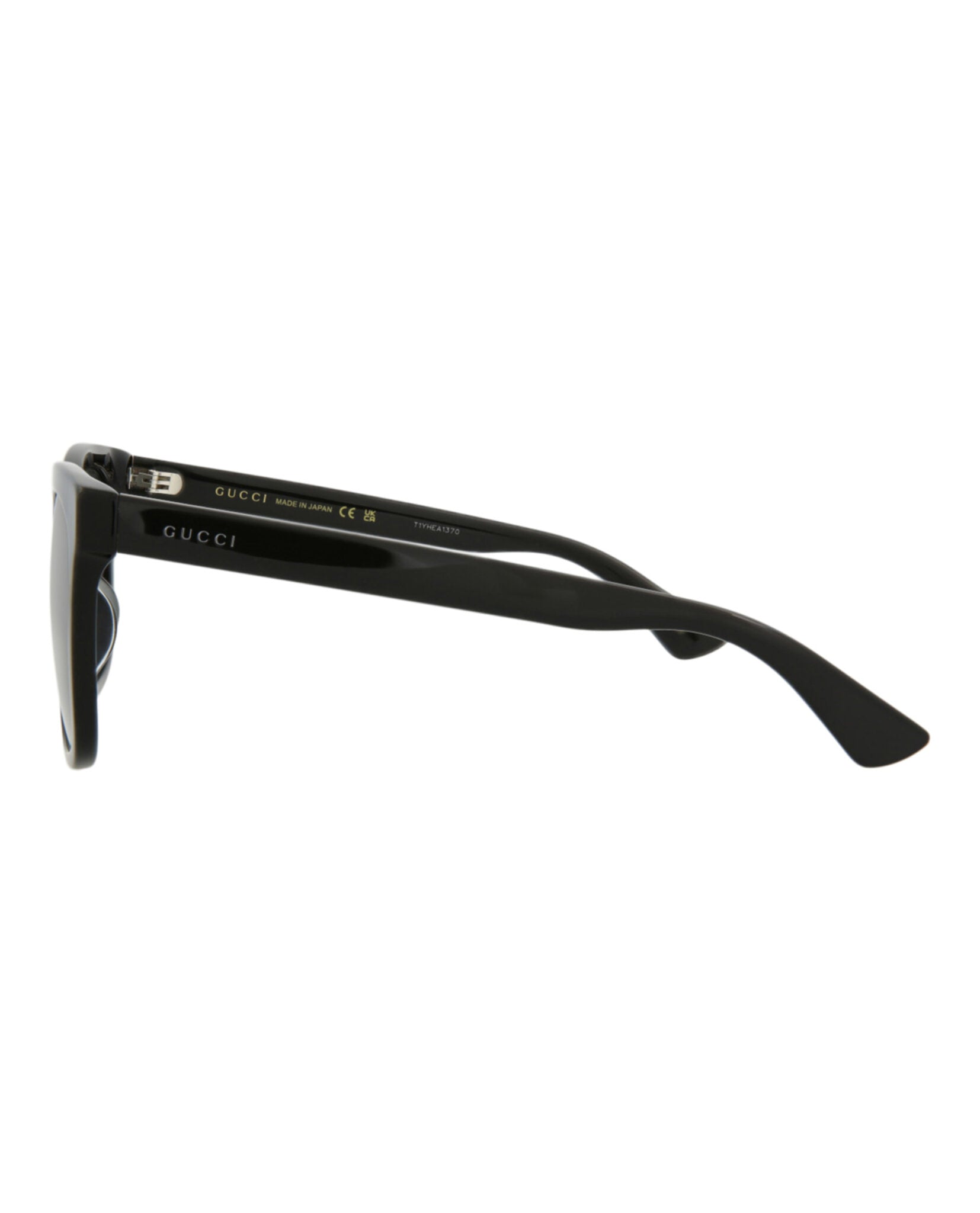 Gucci Mens Square/Rectangle Black Black Grey Fashion Designer Eyewear