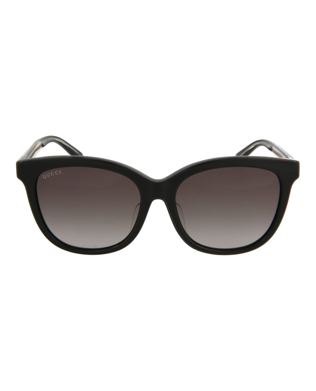 Gucci Womens Round/Oval Shiny Black Fashion Designer Eyewear
