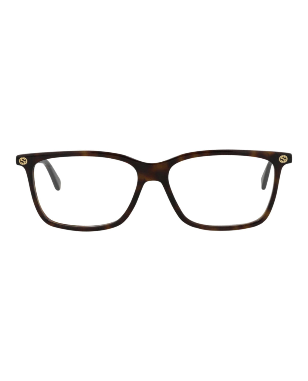 Gucci Womens Square/Rectangle Havana Havana Transparent Fashion Designer Eyewear