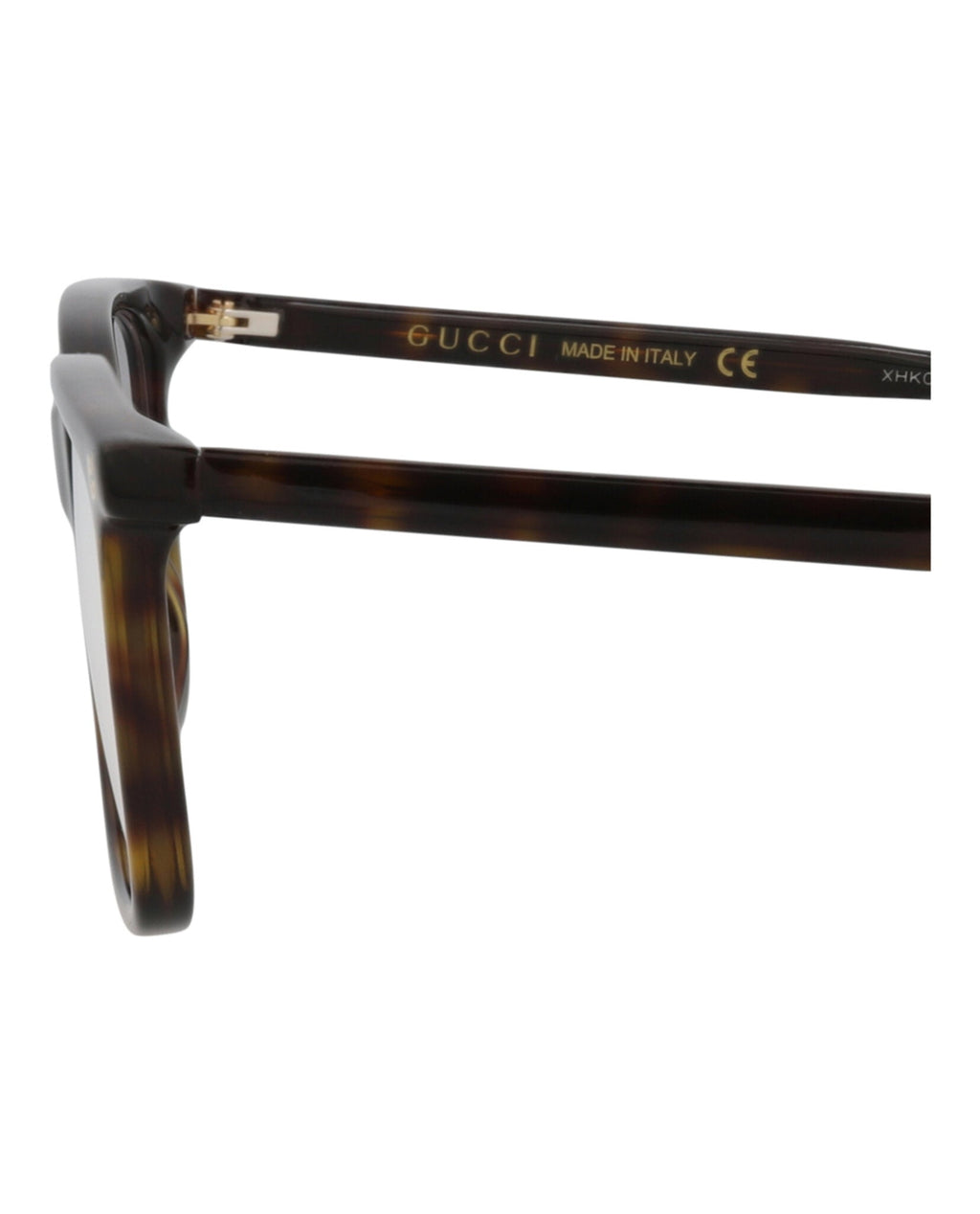 Gucci Womens Square/Rectangle Havana Havana Transparent Fashion Designer Eyewear