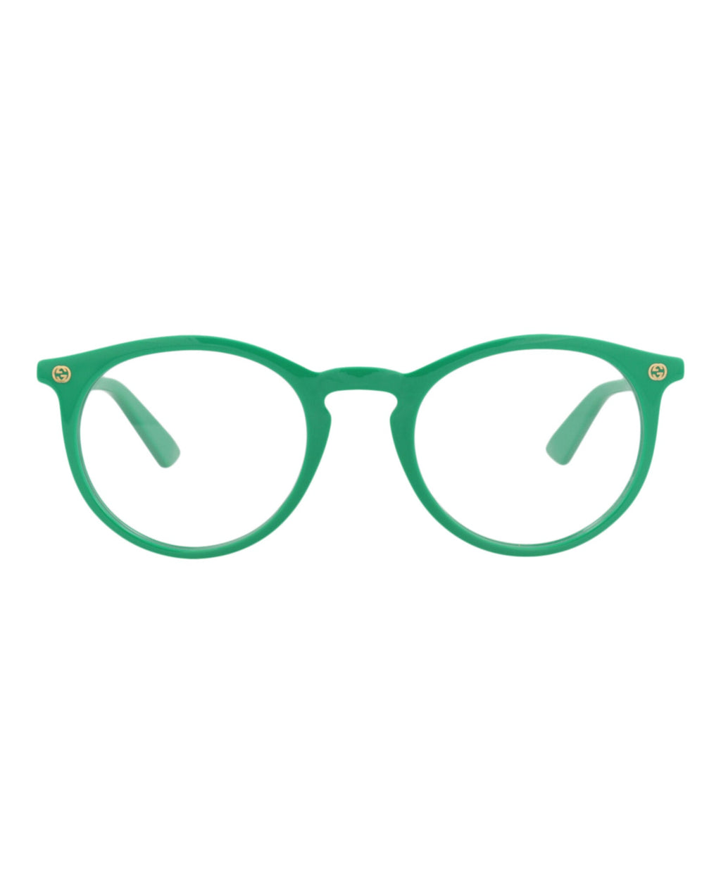 Gucci Mens Round/Oval Green Green Transparent Fashion Designer Eyewear