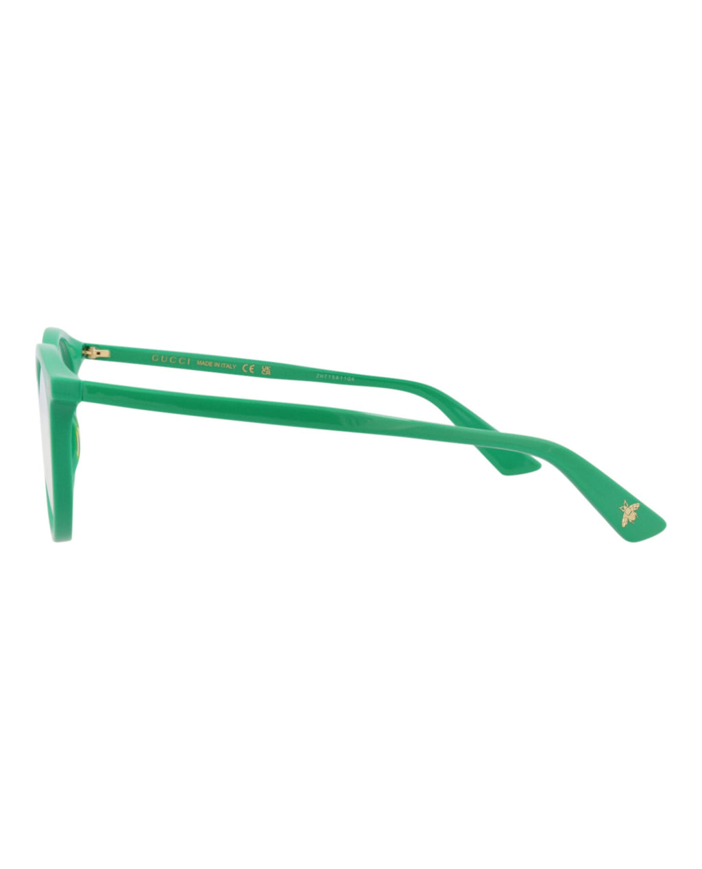Gucci Mens Round/Oval Green Green Transparent Fashion Designer Eyewear