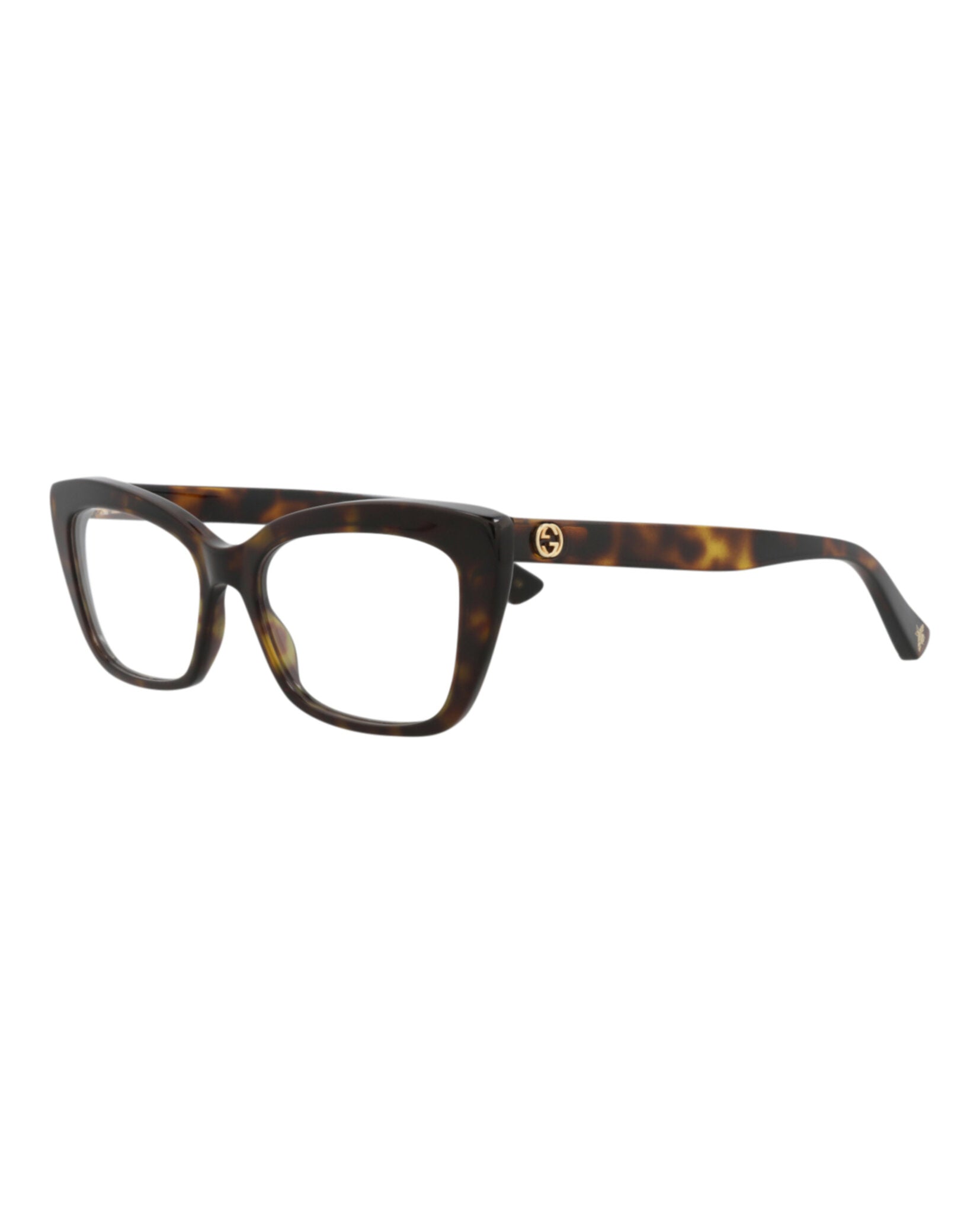 Gucci Womens Cat Eye Havana Havana Transparent Fashion Designer Eyewear