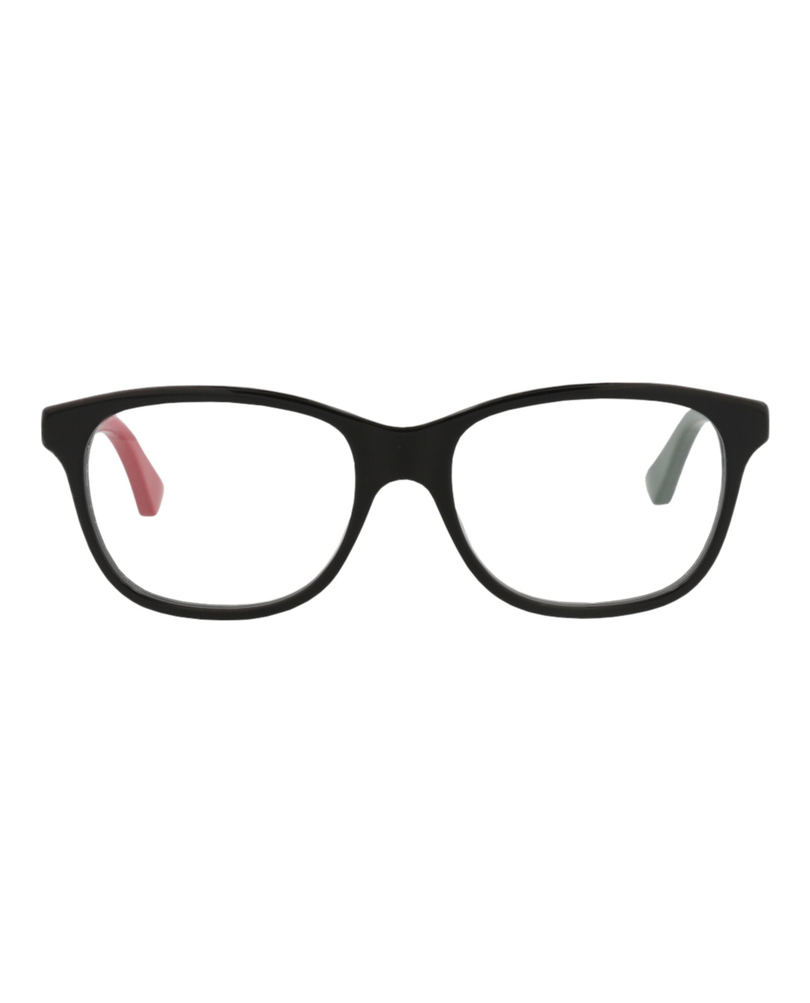 Gucci Womens Square/Rectangle Black Black Transparent Fashion Designer Eyewear