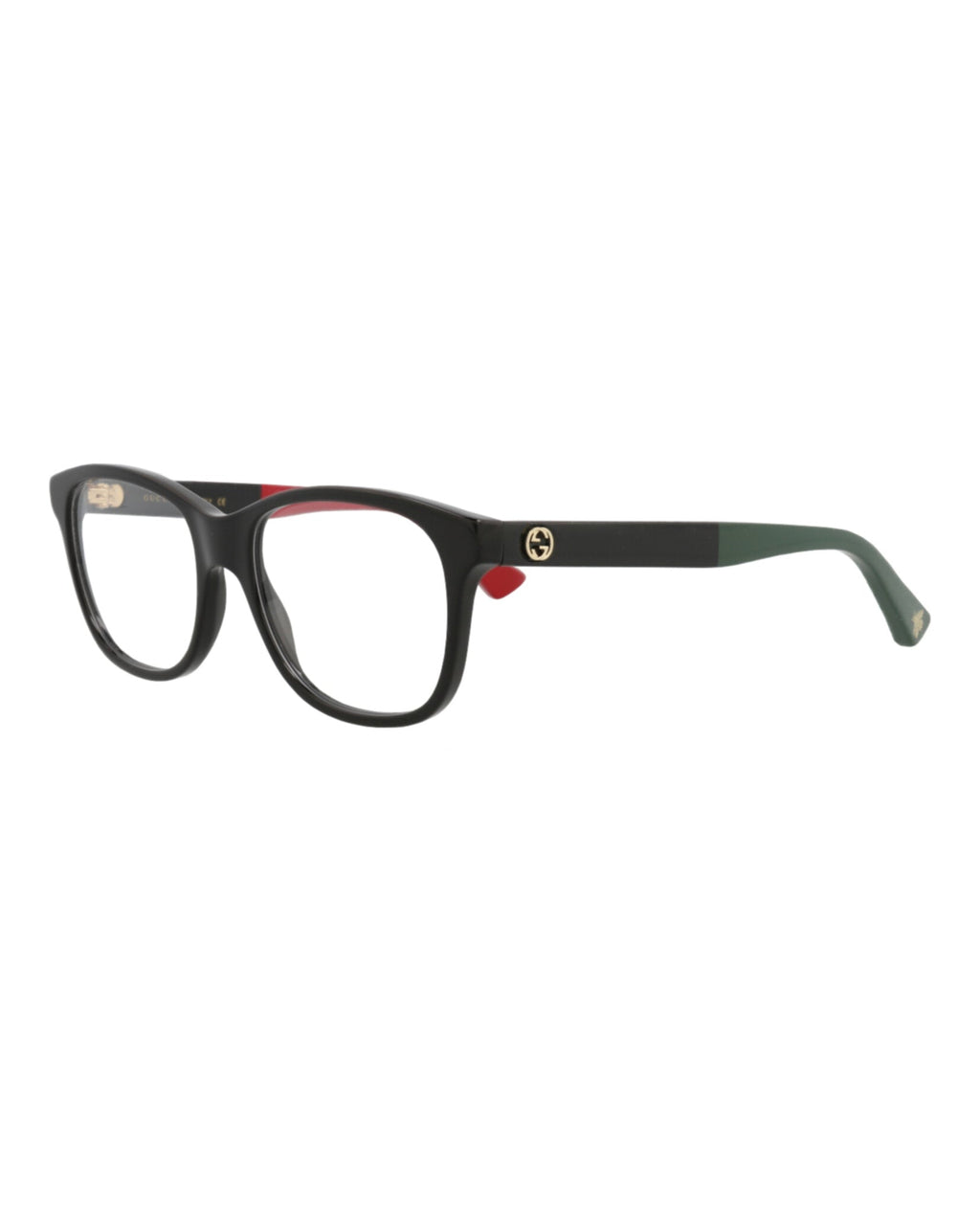 Gucci Womens Square/Rectangle Black Black Transparent Fashion Designer Eyewear