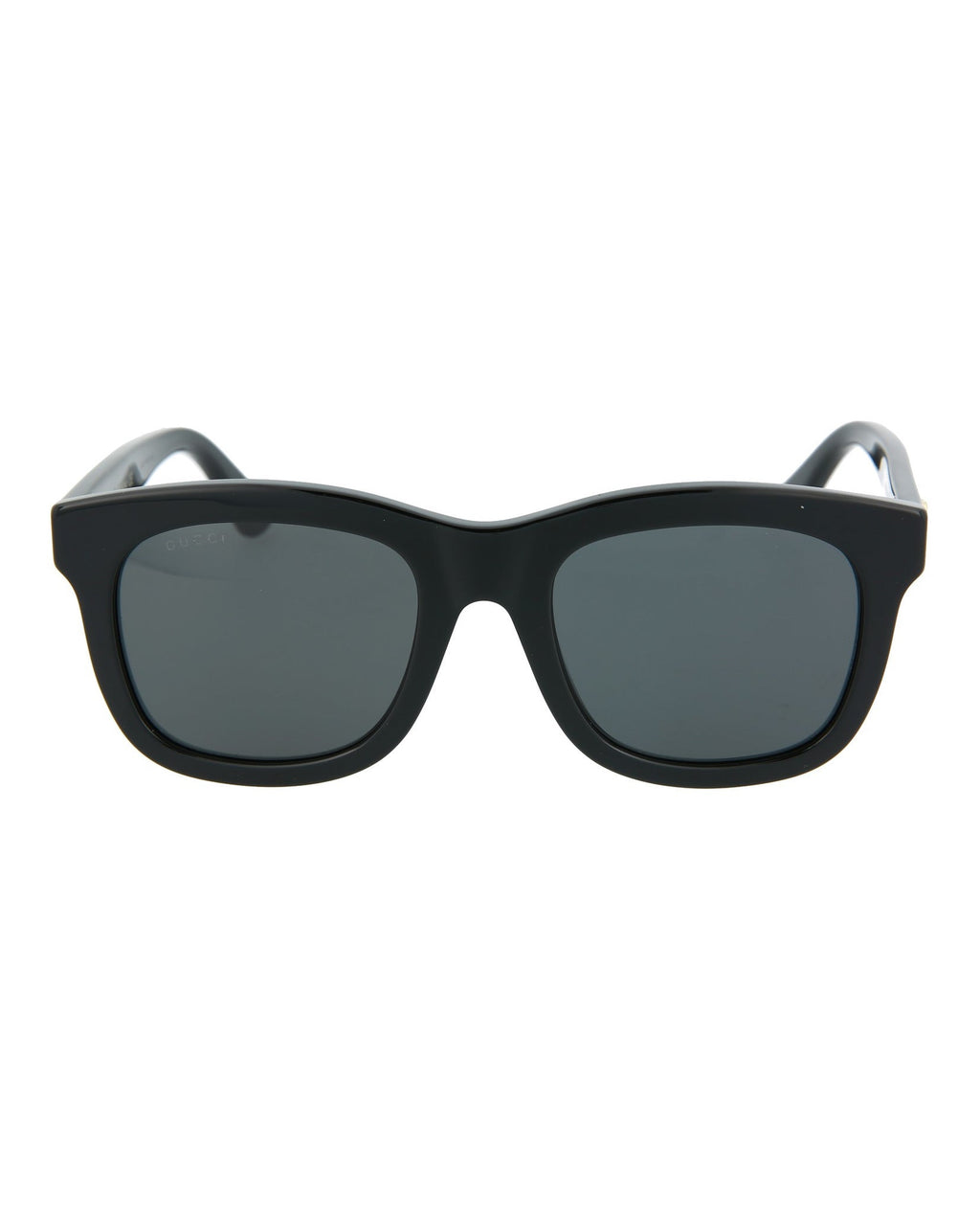 Gucci Womens Square/Rectangle Black Black Grey Fashion Designer Eyewear
