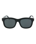 Gucci Womens Square/Rectangle Black Black Grey Fashion Designer Eyewear