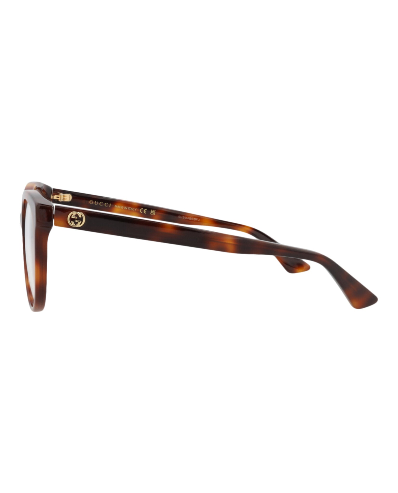 Gucci Womens Round/Oval Havana Havana Transparent Fashion Designer Eyewear