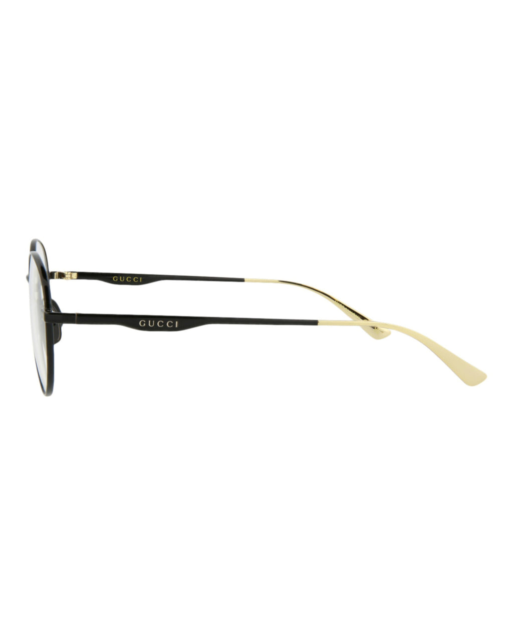 Gucci Mens Round/Oval Black Black Transparent Fashion Designer Eyewear