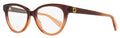 Gucci Oval Eyeglasses GG0373O 003 Brown-Rose Ombre 52mm Brown-Rose Ombre