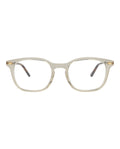 Gucci Mens Square/Rectangle Grey Gold Transparent Fashion Designer Eyewear