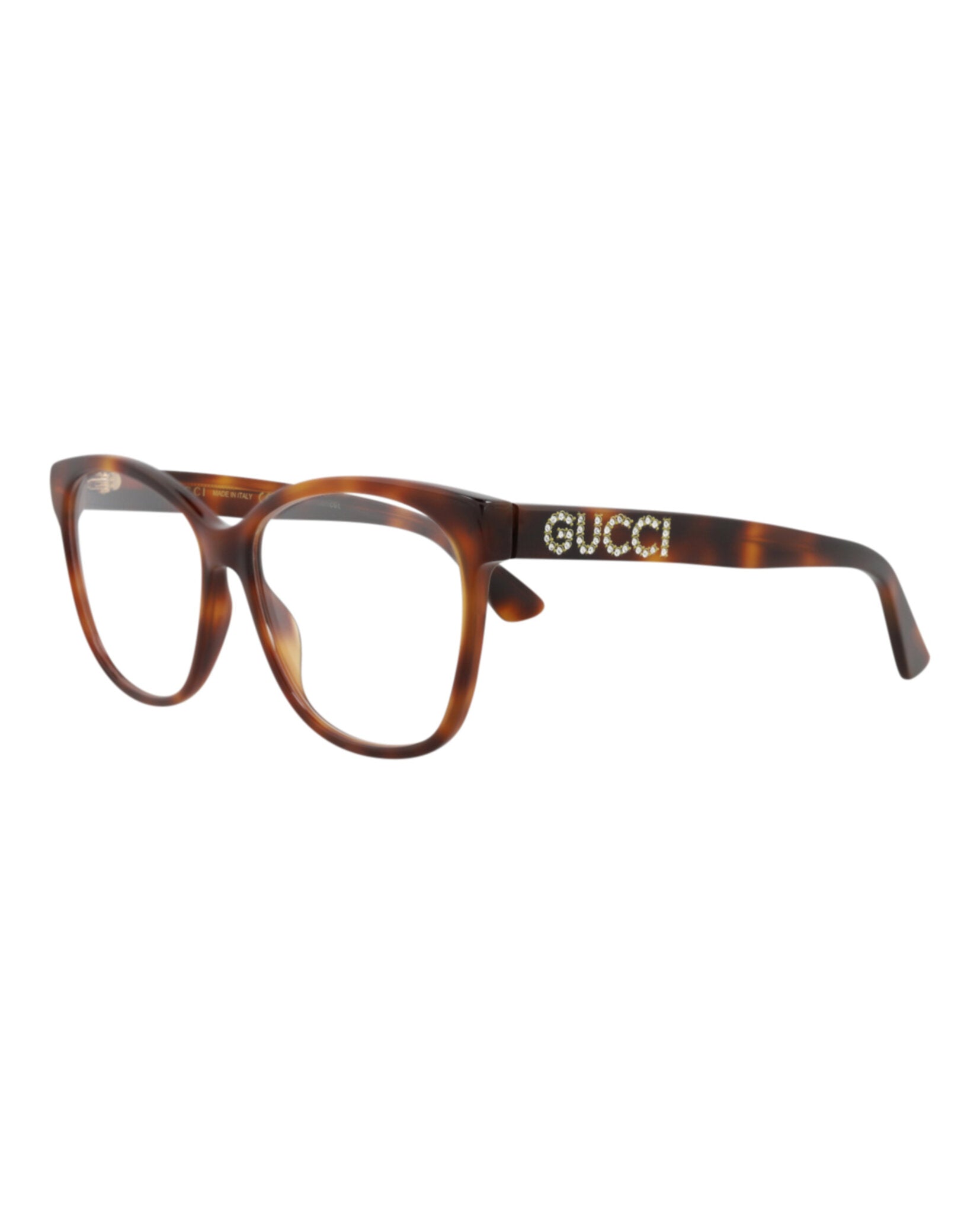 Gucci Womens Cat Eye Havana Havana Transparent Fashion Designer Eyewear