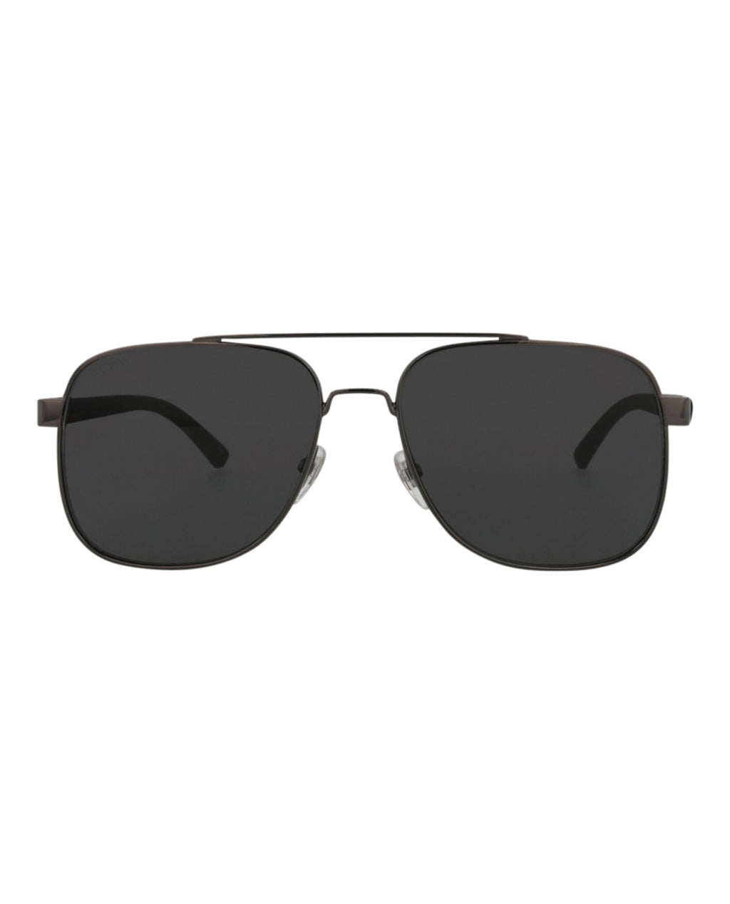 Gucci Mens Aviator Ruthenium Black Grey Fashion Designer Eyewear