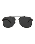 Gucci Mens Aviator Ruthenium Black Grey Fashion Designer Eyewear