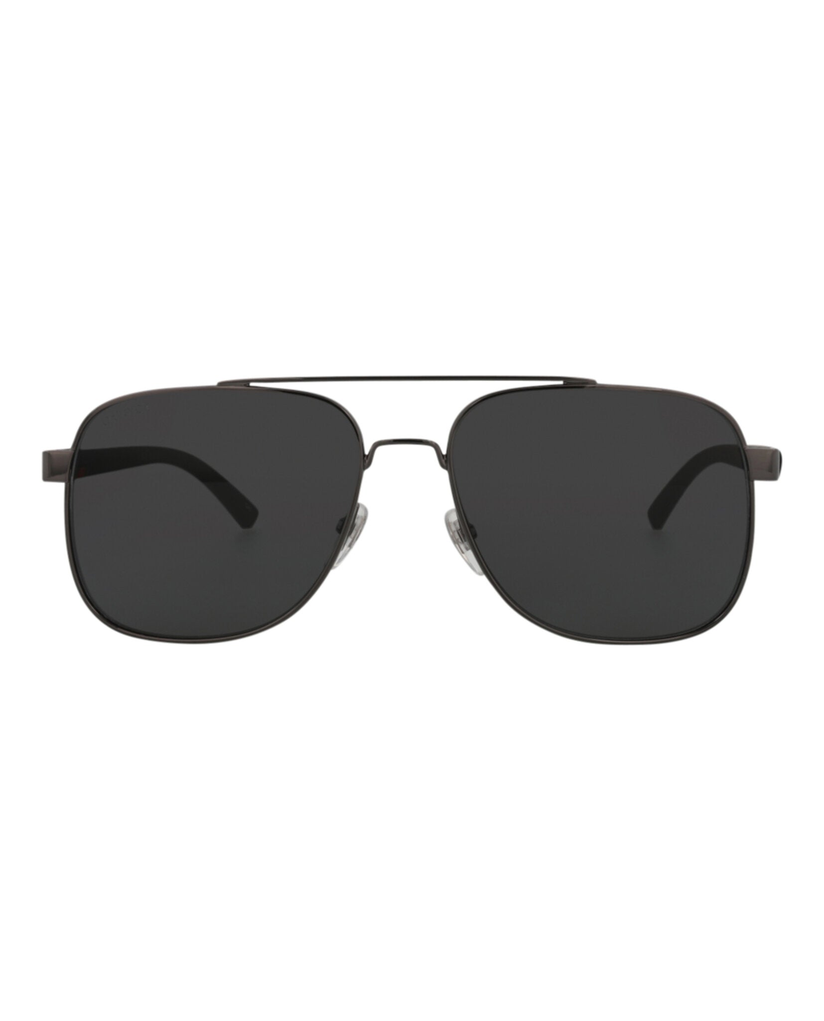 Gucci Mens Aviator Ruthenium Black Grey Fashion Designer Eyewear