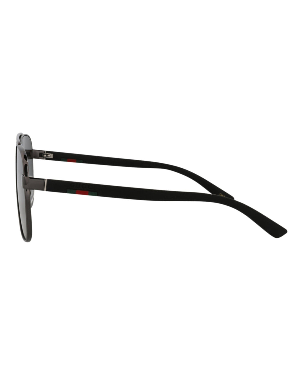 Gucci Mens Aviator Ruthenium Black Grey Fashion Designer Eyewear