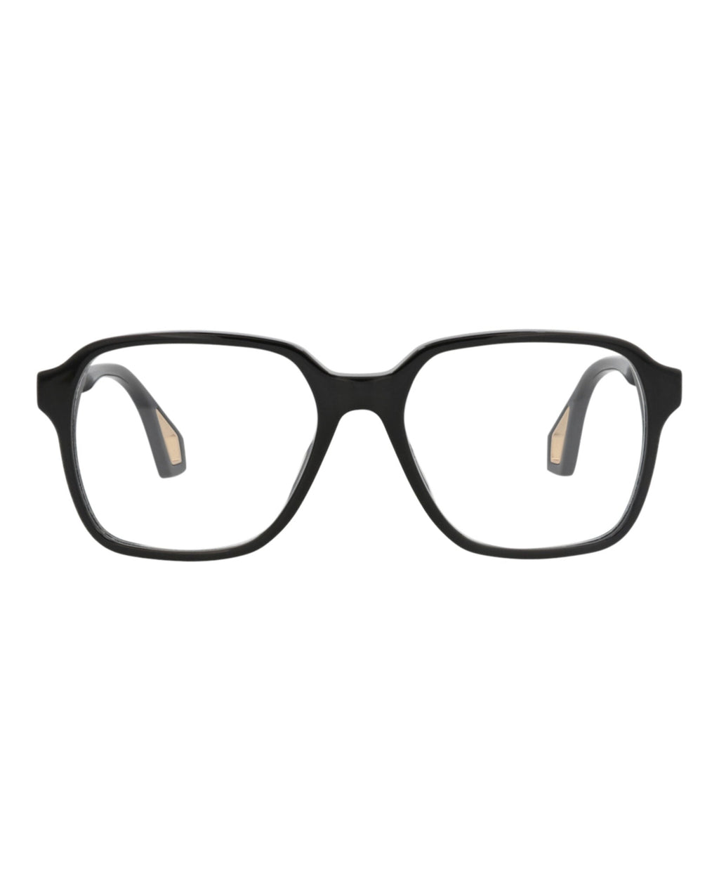 Gucci Mens Square/Rectangle Black Black Transparent Fashion Designer Eyewear