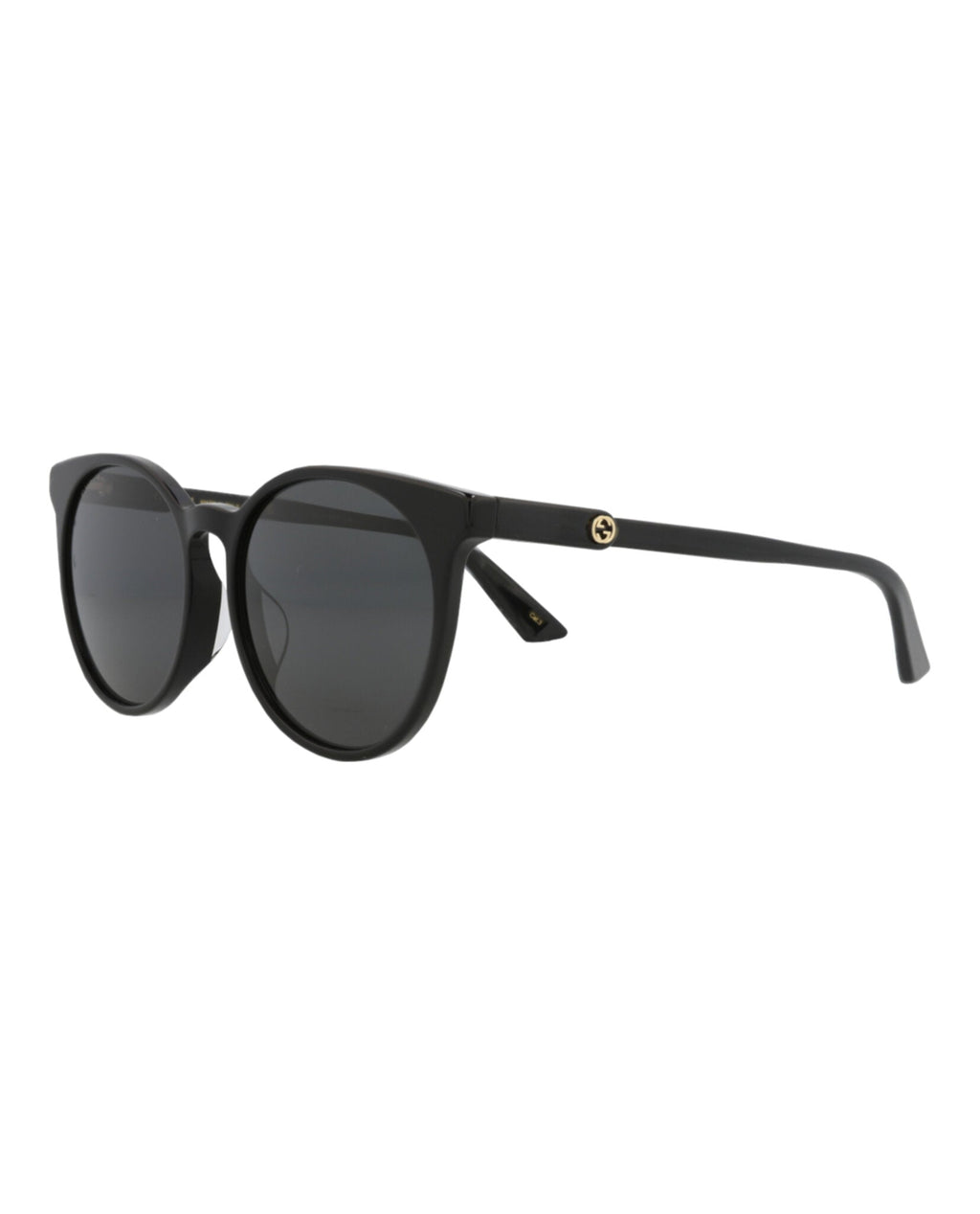 Gucci Womens Round/Oval Black Black Grey Fashion Designer Eyewear