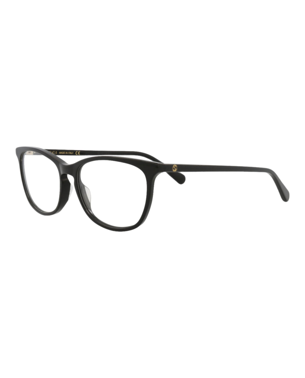 Gucci Womens Round/Oval Black Black Transparent Fashion Designer Eyewear