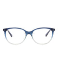 Gucci Womens Cat Eye Blue Blue Transparent Fashion Designer Eyewear