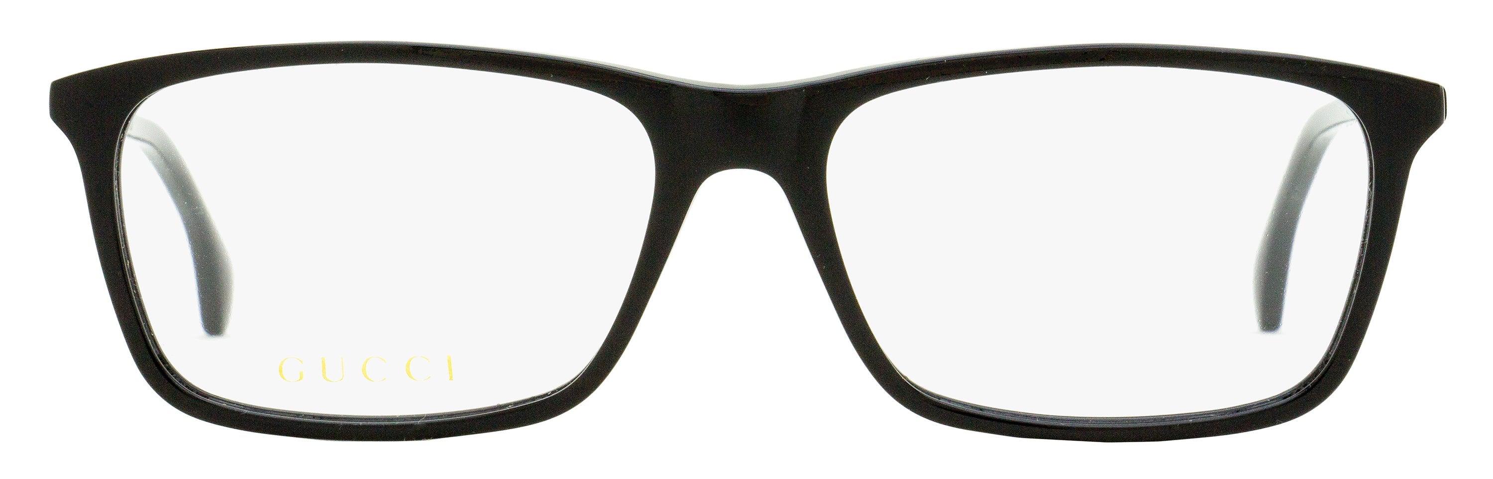 Gucci Lightweight Acetate Eyeglasses GG0553O 005 Black 56mm